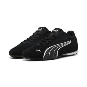 Puma Mixte Catch Suede Basket, Black x White, 45 EU