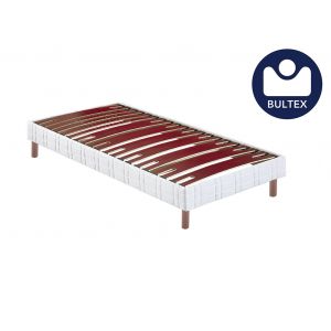 Image de Bultex Sommier tapissier Confort Morphologique Bi-Lattes 90x200