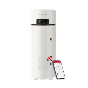 Ariston NUOS FIT WIFI 200L – Chauffe-eau Thermodynamique A+ - Économies 80% - Compatible Photovoltaïque - Revêtement cuve Titane - Conçu pour être intallé en France