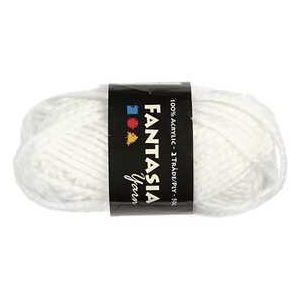 Creativ Company Laine acrylique Fantasia, 45 m, blanc, Maxi, 50 gr