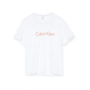 Image de Calvin Klein S/s Crew Ne Haut De Pyjama, Blanc (White W. Grapefruit Logo WHW), Medium Femme