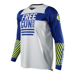 Freegun By Shot Maillot Manche Longue Devo Danger XL Navy