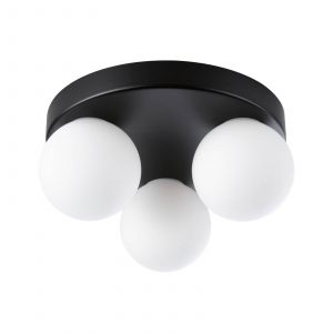 Paulmann Gove plafonnier IP44 G9 à 3 lampes noir