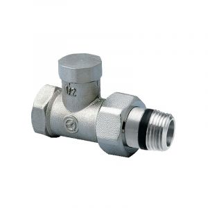 Orkli Coude de réglage droite 3/4 nickelé 1036