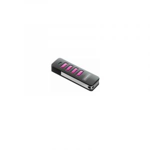 Sommer Télécommande émetteur pearl vibe 4019 Noir touches rose - somloq2 - 868 mhz - 4 canaux - 4019V001