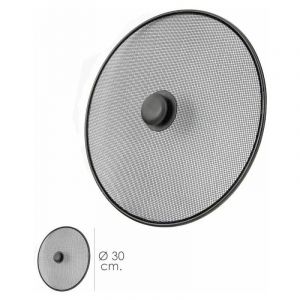 Couvercle Anti-Éclaboussures Poêle En Acier Ø 30 Cm. Noir.