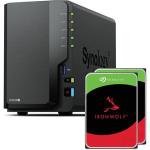 Synology Bundle DS225+ / 2x Seagate IronWolf 8To - BUNDS225+ST8000VN