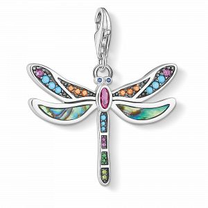 Thomas Sabo Pendentif Charm &acute;&acute;libellule&acute;&acute; multicolore 1757-964-7
