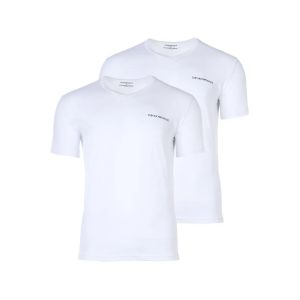 Emporio Armani T shirt Pack x2 heritage Homme Blanc