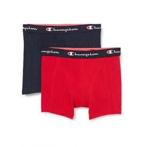 Image de Champion Core x2 Boxeur Ajust, Bleu Marine & Rouge, S (Lot de 2) Homme