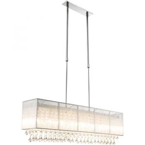 Globo Lighting Suspension LED Chrome 120x18x90 cm Gris Métallisé