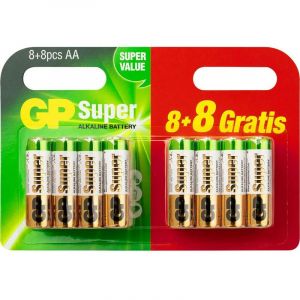 GP Batteries 8+8 GP Super Alkaline AAA Micro LR03 SUPER VALUE Blister