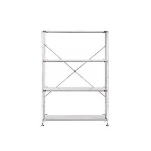 Etag&egrave;re en acier inoxydable large ‐ 4 niveaux (Dont Eco‐part. 0,82 &euro;)