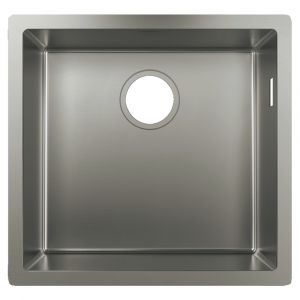 Hansgrohe Evier à encastrer sous plan 1 bac S71 400 avec vidage auto inox