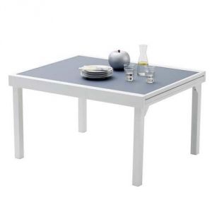 Image de Alpina Garden Modulo - Table de jardin 6/10 personnes en aluminium 135/270 x 105 x 72 cm