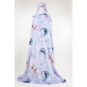 Aymax Plaid &agrave; capuche 120x150 cm Stitch & Angel (Lilo & Stitch)