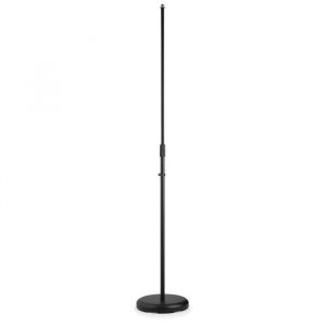 Vonyx MS100B Pied de microphone réglable en hauteur - Noir, Haute Qualité, Matériel Professionnel, Réglable en hauteur, Matériel Compact, facile à transporté, livré sans microphone