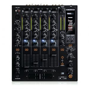 Reloop Table de mixage Club DJ RMX-60/80/90 Digital - 4+1 canaux avec 8 effets de DSP Beat intégrés, affichage LCD, égaliseur 3 bandes (Kill/Classic), courbes Line et Crossfade (réglable) et compatible Innofader (noir) pas de hub USB Noir