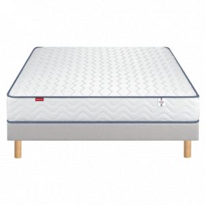 Merinos Ensemble KEEP SMILING Gris Chiné 160x200