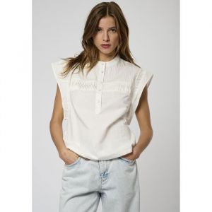 Kaporal Chemise Manches Courtes EDDA en coton blanc