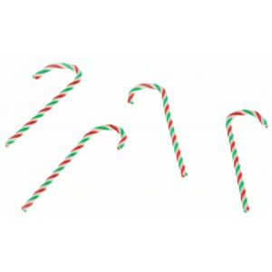 Ruedelafete Sachet de 4 Sucres d'Orge d&eacute;co en plastique 16cm