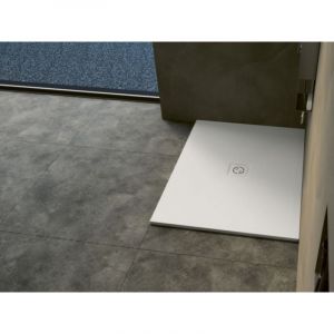 Kinedo Receveur douche Kinemoon, 160 x 80, blanc, grille 1