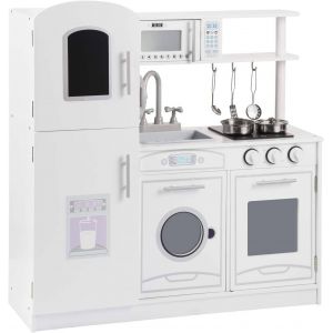 Cuisine de jeu en bois pour enfants avec accessoires Bois