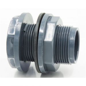 Jardiboutique &Oslash;75 mm - 3 pouce Travers&eacute;e de paroi en PVC pour tuyau