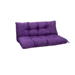 Setagrden Coussins de banc Coussins de canapé 1 à 4 places Coussins de banc Coussins de jardin Coussins de banc intérieur / extérieur Violet 180x60x50cm