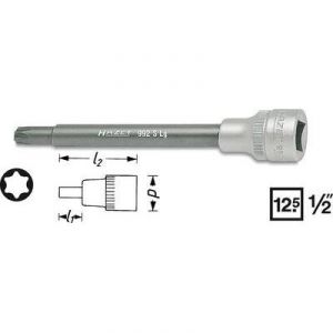 Hazet 992SLG-T55 - Douille mâle Torx T55 4 pans intérieurs 12,5 mm 1/2"