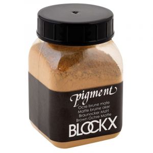 Pigment Pur en Poudre Pot de 100 ml 37 Ocre Brune Mate