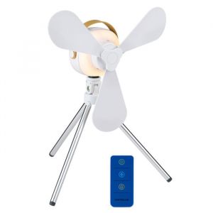 Lifetime Ventilateur de table nomade rechargeable usb - 4 vitesses avec commandes - Réf. 871125233304