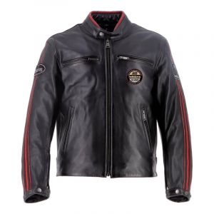 Helstons Blouson cuir Ace 10 ans noir- S