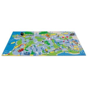 Image de Norev Tapis de jeu La course cycliste avec 3 cyclistes