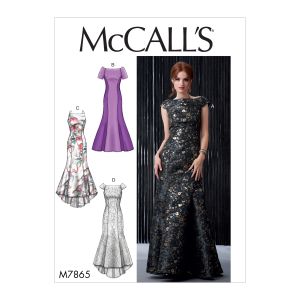 McCall's M7865, Patron de couture, modèle, papier, UNI, 6–8-10–12–14