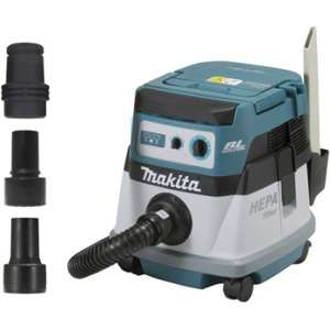 Image de Makita DVC863LZX - Aspirateur 36 V 2 x 18 V Li-Ion