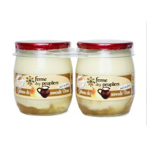 La ferme des peupliers G&acirc;teau de Semoule Poire 2x125g