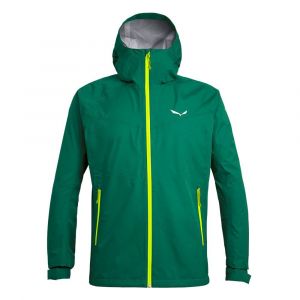 Salewa Vestes Puez Aqua 3 Powertex - Myrtle / Fluo Yellow - Taille S