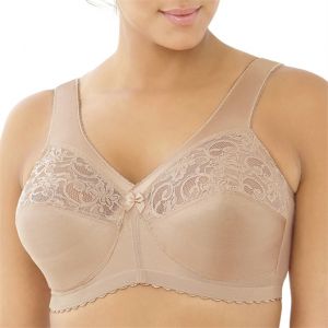 Glamorise Glamiorise-1000-Soutien-gorge MagicLift grand maintien classique Femme Chair, FR: 130G(Taille fabricant:115G)