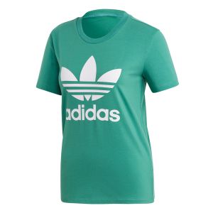 Adidas T-shirts -originals Trefoil - Future Hydro / White - 34