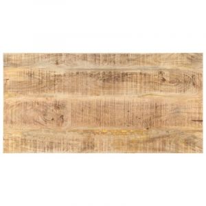 VidaXL Dessus de Table 25-27 mm Bois de Manguier Solide 120x60 cm