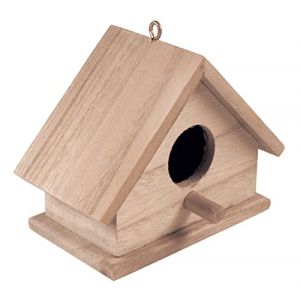 Rayher Nichoir en bois FSC Mix Credit, 13,5x7,5x10cm