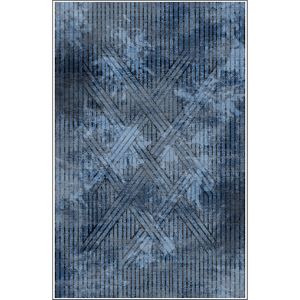 Vendorflair - Tapis fisun Bleu Dimensions - 120x180 &ndash; Qualit&eacute; sup&eacute;rieure pour Maison, Appartement, Bureau &ndash; Style &eacute;l&eacute;gant et durable &ndash; Confort