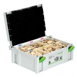 Festool 498899 - Assortiment de DOMINO en hêtre DS 4/5/6/8/10 1060x BU