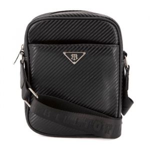 Bill Tornade Sacoche carbone avec coutures 20x24x5cm Homme