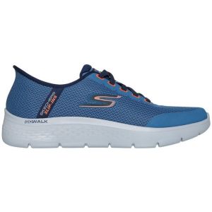 Skechers Homme Go Walk Flex Netro Basket, Navy Textile/Synthetic, 42 EU