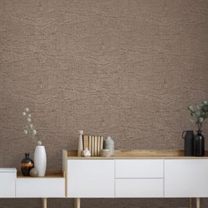Superfresco Easy Papier peint intissé Tissage abstrait Thya 1005 x 52cm Marron, or
