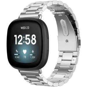IMoshion Bracelet en acier Fitbit Versa 4 / 3 / Sense (2) - Argent