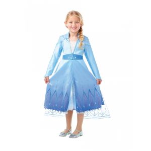 Déguisement premi Elsa La Reine des Neiges 2 fille Taille: 7 à 8 ans (117 à 128 cm)