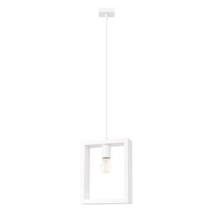 Suspension en m&eacute;tal, blanc H: 133cm